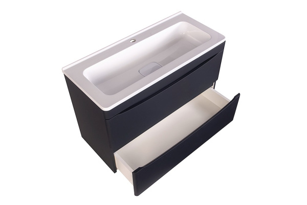 Тумба под раковину напольная Style Line Бергамо СС-00002324 черный