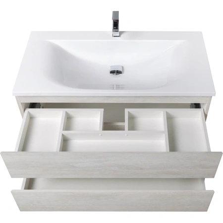Тумба под раковину Cezares MOLVENO-100-2C-SO-LB Legno Bianco