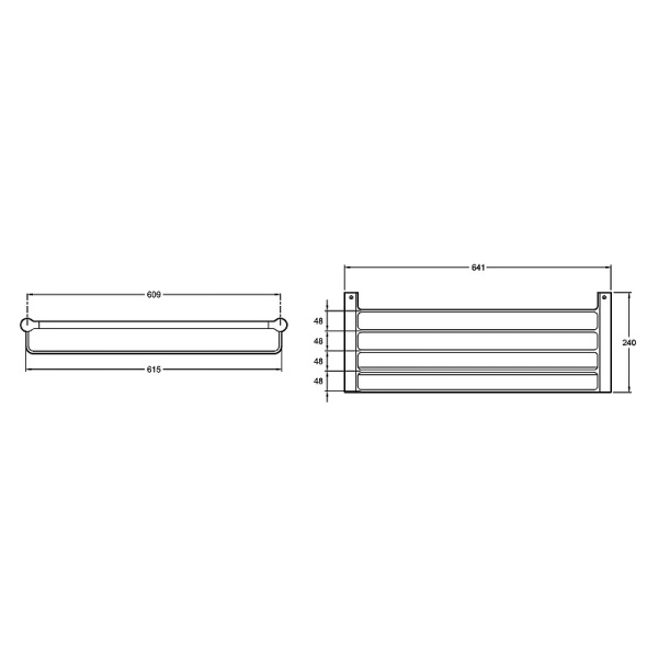 Полотенцедержатель Jacob Delafon Singulier  15213D-CP Полотенцедержатель Jacob Delafon Singulier  15213D-CP