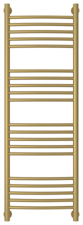 Полотенцесушитель Водяной Выгнутая Сунержа Богема + (120х40) Матовое Золото 032-0221-1240