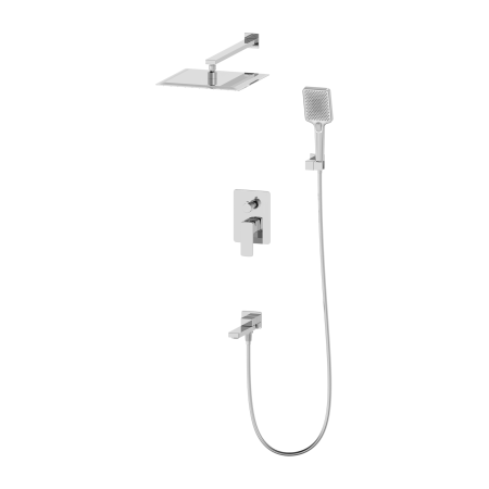 Душевой комплект с внутренней частью Oliveeka D OL-939003-BN, никель матовый