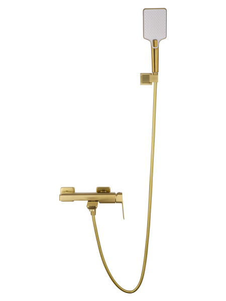 Смеситель для ванны с душем WONZON & WOGHAND DIAMOND, брашированное золото WW-88639011- BG