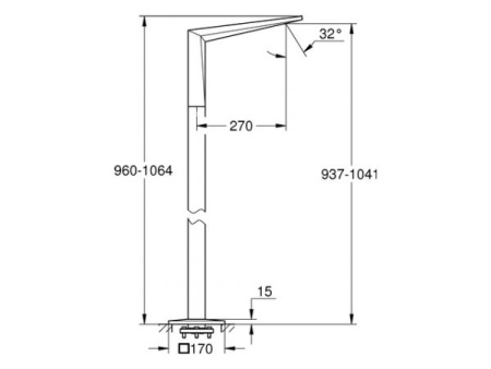 Излив для ванны Grohe Allure Brilliant 13301AL0