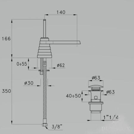 Смеситель для раковины Stella Titian TT 00015 CR00