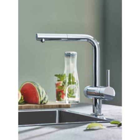 Смеситель для кухни Grohe Blue Pure Minta c фильтром 119706  хром