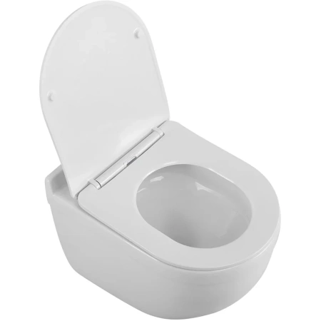 Унитаз подвесной безободковый BelBagno SENSO-TOR BB017CH-TOR/SC с сиденьем микролифт