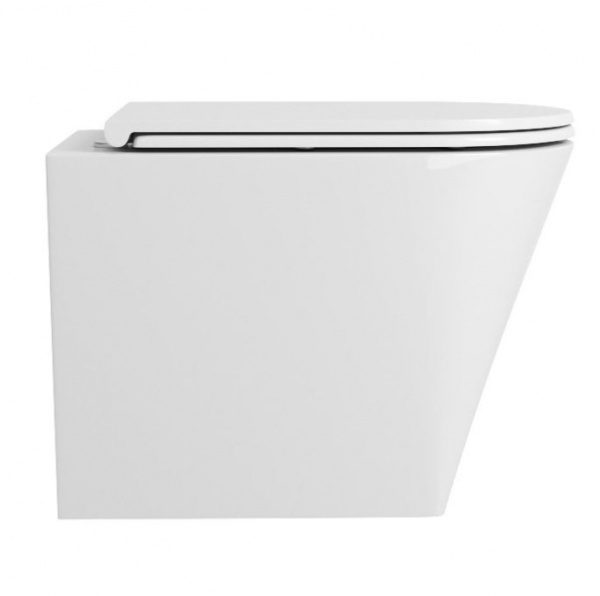 Унитаз подвесной безободковый OWL Curve Cirkel-H с сиденьем DP микролифт OWLT190802