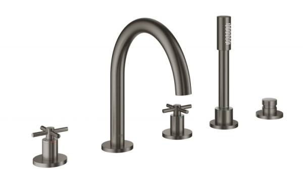 Смеситель для ванны Grohe Atrio New 19923 AL3 (19923AL3) темный графит матовый