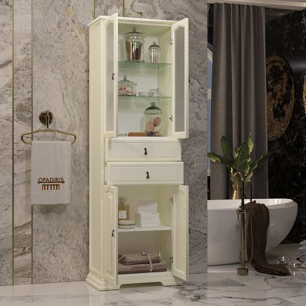 Пенал Opadiris Риспекто 60, цвет слоновая кость, 00-00005842