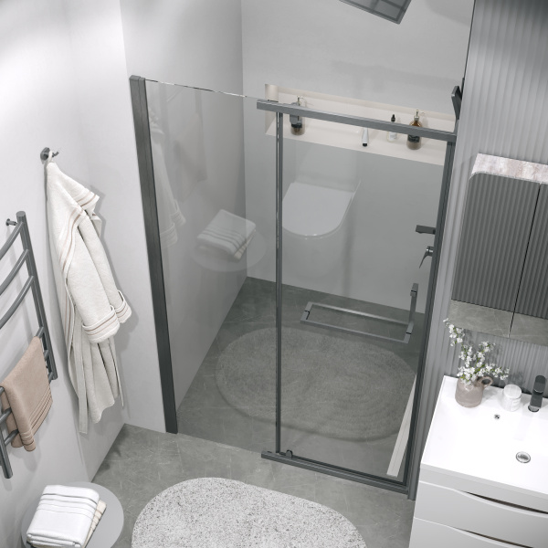 Душевая дверь (120х195) Grossman Pragma 100.K33.03.120.42.00, распашная