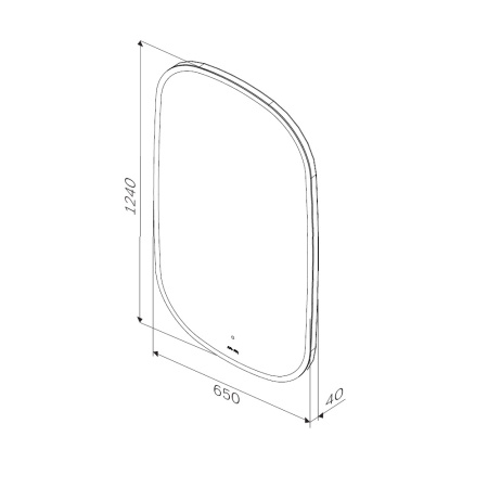 Зеркало (65х124) Am.Pm Func M8FMOX0651WGH