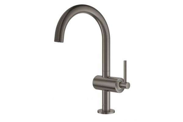 Смеситель однорычажный для раковины Grohe Atrio New  32042 AL3 (32042AL3) темный графит матовый Смеситель однорычажный для раковины Grohe Atrio New  32042 AL3 (32042AL3) темный графит матовый