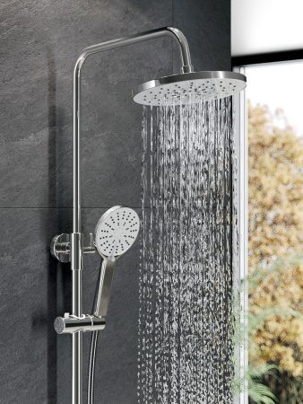 Душевая система с изливом Agger Brilliant A0393300 хром