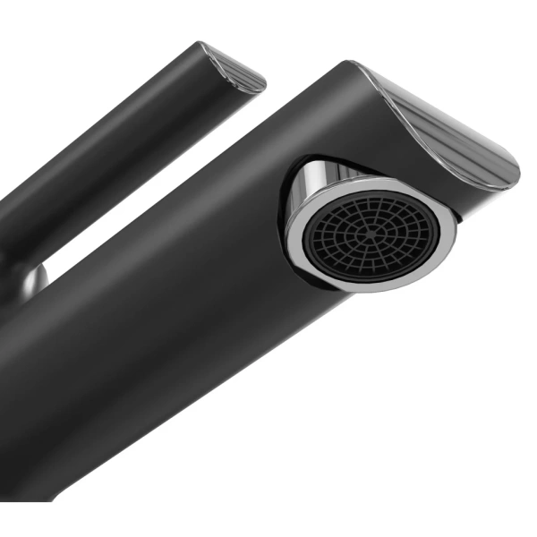 Смеситель для раковины Grossman Alba 510.K35.06.100/210 хром с черным Смеситель для раковины Grossman Alba 510.K35.06.100/210 хром с черным