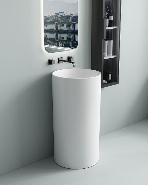 Раковина напольная (45х45) SantiLine SL-4014