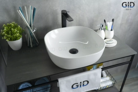 Раковина накладная (42,5х42,5) Gid D1301