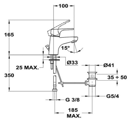 Смеситель для раковины Mofem Junior 150-0057-00 Смеситель для раковины Mofem Junior 150-0057-00