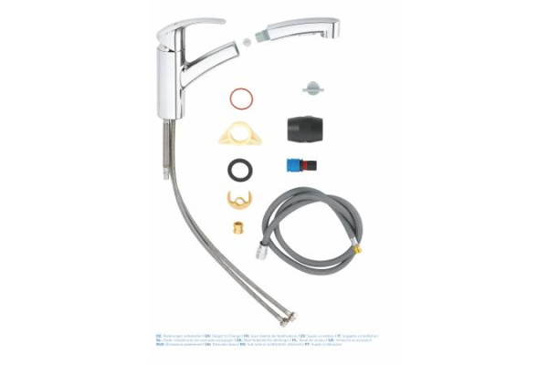 Смеситель для кухни Grohe Eurosmart New 30305 DC0 (30305DC0) суперсталь