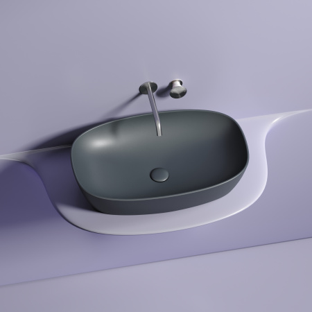 Раковина накладная (60х38) Ceramica Nova ELEMENT CN6049MDH