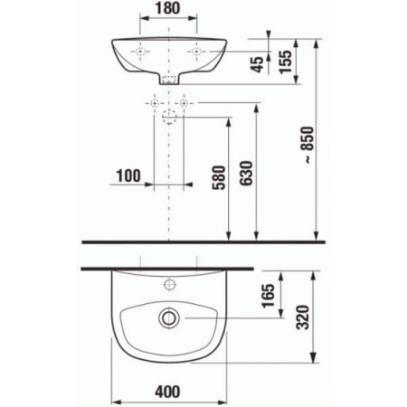 Раковина Jika Zeta 8153930001041