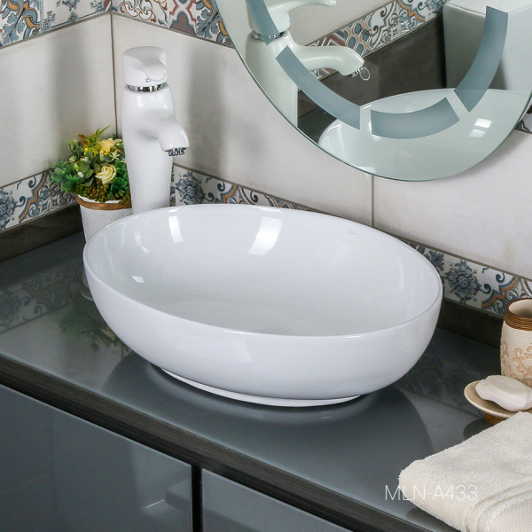 Раковина накладная (51х39) Melana A433-803