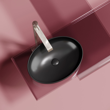 Раковина накладная (50,2х36,3) Ceramica Nova ELEMENT CN6056MB