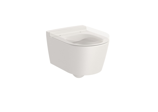 Унитаз подвесной безободковый Roca Inspira Round  , Rimless,  346528650 бежевый