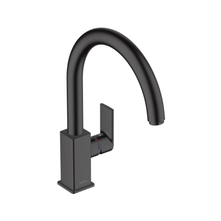 Смеситель для кухонной мойки Hansgrohe Vernis Shape M35 71871670, матовый черный