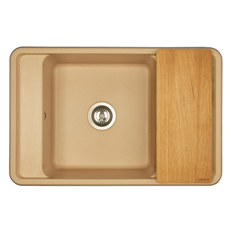 Кухонная мойка Aquaton Беллис 78 1A725032BS260 латте