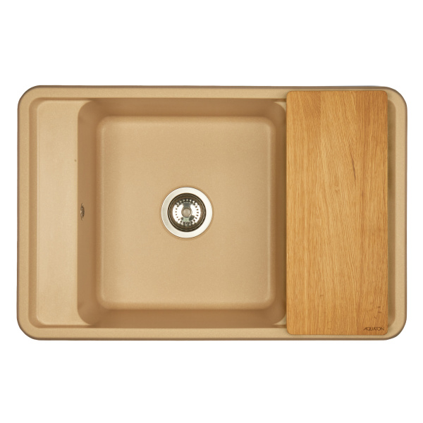Кухонная мойка Aquaton Беллис 78 1A725032BS260 латте