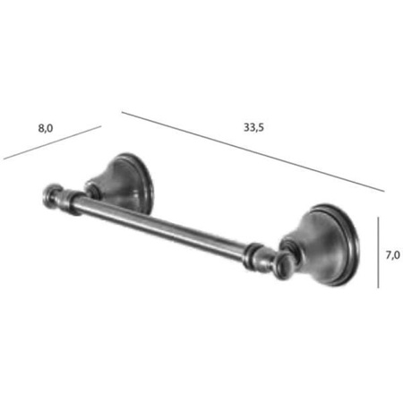 Полотенцедержатель Tiffany World TWHA014bi/cr