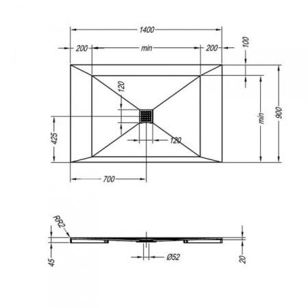 Душевой поддон Kolpa San Kerrock RE-WALK