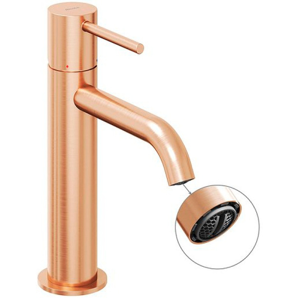 Смеситель для раковины Ravak Espirit BeCool ES 012.61RGB X070398 розовое золото