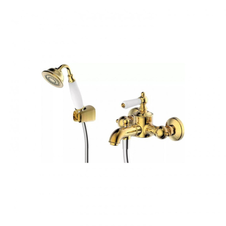 Смеситель для ванны с коротким изливом  Bravat Art F675109G-B