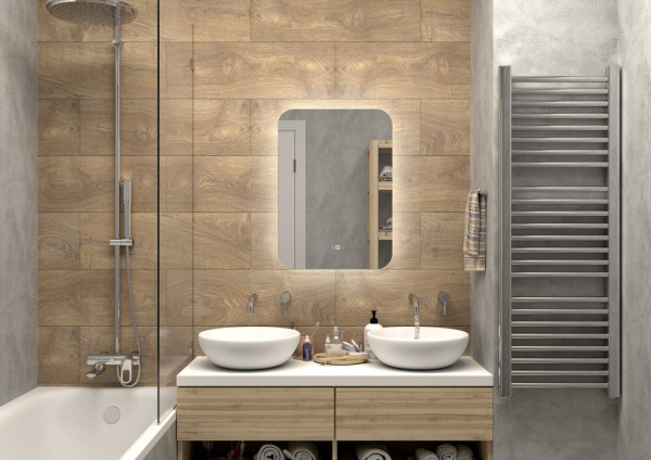 Зеркало с подсветкой (50x70) Continent Burzhe ЗЛП2287