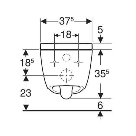 Унитаз-биде Geberit AquaClean Alba 146.350.01.1