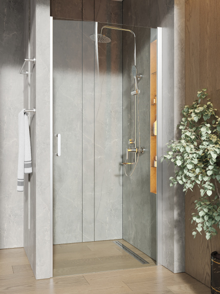 Душевая дверь (90х190) Orange E05-090TCR хром