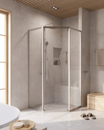 Душевой уголок (100х100) CEZARES RELAX 304 RELAX-304-P-1-100-C-CR