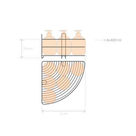 Полка угловая ЧМЗ Стамбул  501-004-01