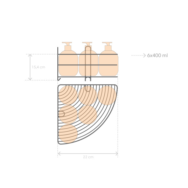 Полка угловая ЧМЗ Стамбул  501-004-01