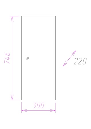 Шкаф подвесной Onika Кредо 30 303001
