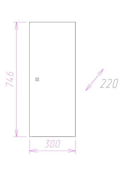 Шкаф подвесной Onika Кредо 30 303001