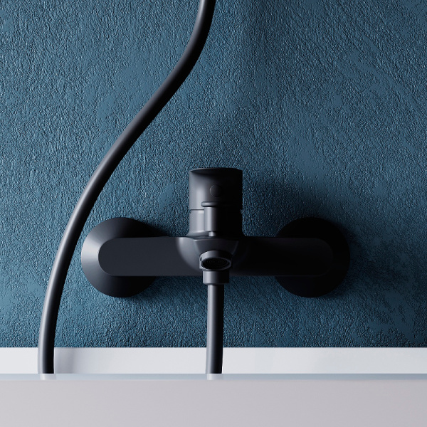 Смеситель для ванны Dorff Prime New D4011022 черный матовый
