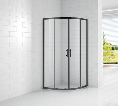 Душевой уголок (100х100) CEZARES ECO ECO-O-R-2-100-C-NERO