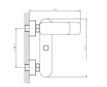 Смеситель для ванны Koller Pool Trend TR0100
