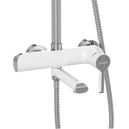 Душевая система Grossman Alba 500.K35.06.100/000 хром с белым