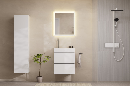 Держатель для полотенец двойной Hansgrohe AddStoris 41770340 шлифованный черный хром