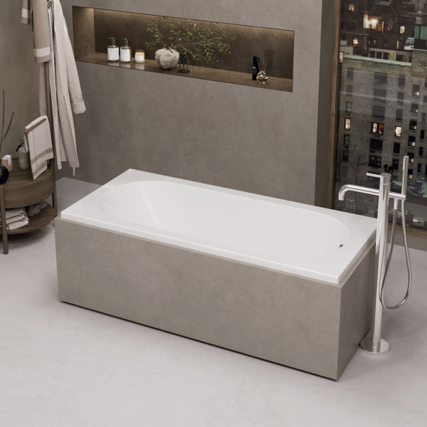 Акриловая ванна прямоугольная (180х80) Alba Spa SUPREME ВПР041000100