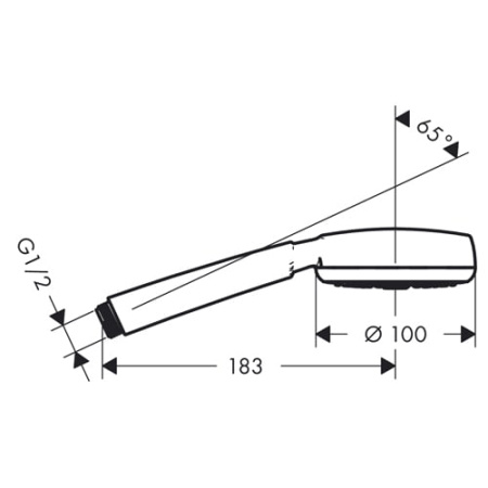 Ручной душ Hansgrohe Crometta 1 jet 26825400