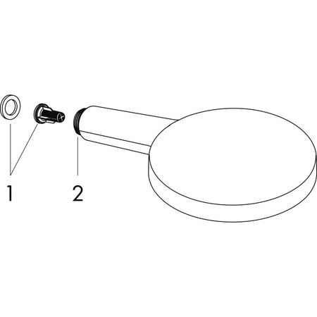 Ручной душ Hansgrohe Raindance Select S 120 3jet EcoSmart 26531700 белый матовый